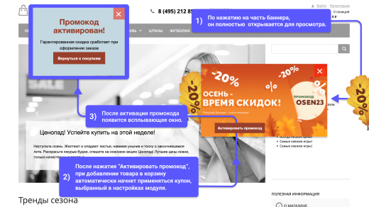 WBS24: Всплывающий рекламный баннер