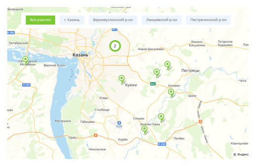 whatAsoft: Яндекс.карта объектов инфоблока