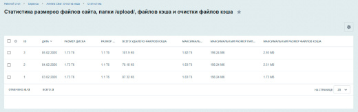 Ammina. Очистка кеша