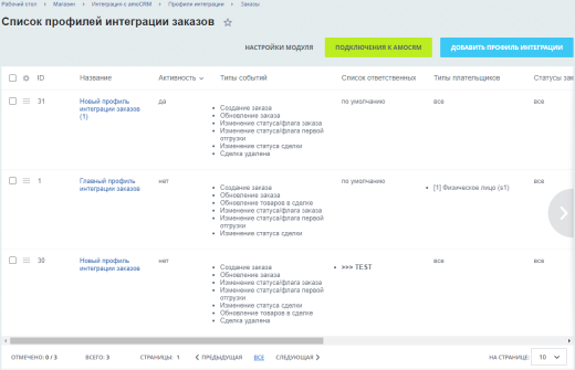 AmoCRM — интеграция с интернет-магазинами