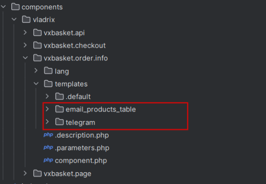 Корзина для сайта