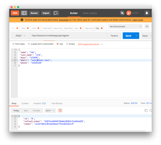 Mobile REST API