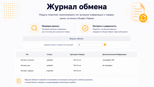 Интеграция с Яндекс Маркет