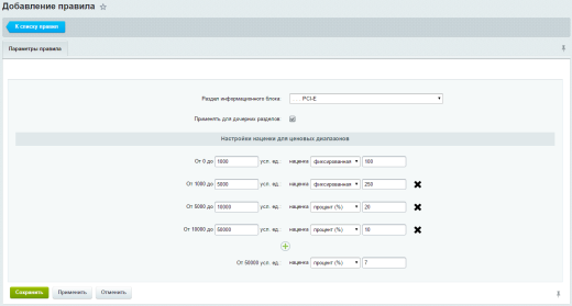 Красификатор цен и управление наценками