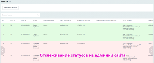 Интеграция с 5post