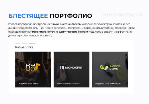 INTEC.Digital 2.0 - специализированный сайт для веб-студий, интернет-агентств и digital-компаний