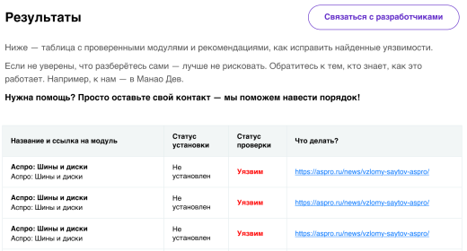 Проверка сайта на уязвимости 