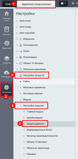 Защита админки от взлома