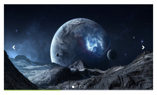 Адаптивный слайдер с прогресс-баром и текстом