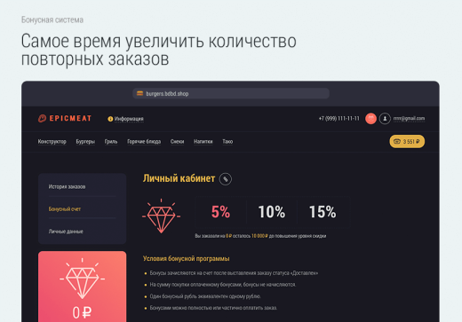 Доставка бургеров. Delivery Burgers.