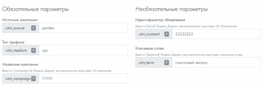 Парсер UTM-меток