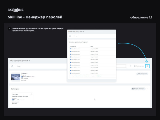 Скил Лайн: Менеджер паролей