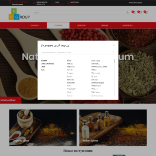 Pvgroup.Food - Интернет магазин специй и продуктов питания №60161