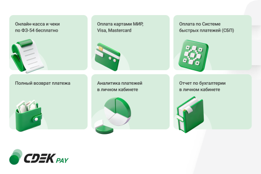 Интернет-эквайринг CDEKPAY