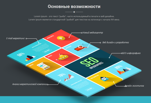 Spectrum - Адаптивный Landing Page