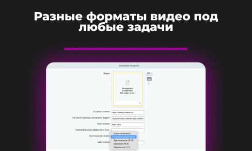  Видео-виджет для увеличения конверсии
