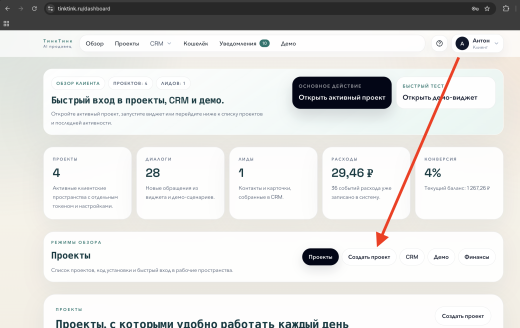 ТинкТинк: ИИ-продавец для сайта